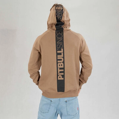 Bluza Pit Bull Hoodie Stafford brązowa