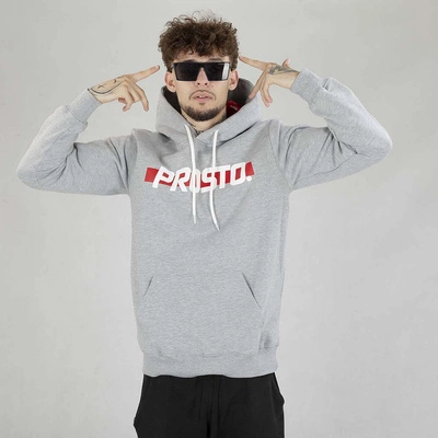 Bluza Hoodie Prosto Klain szara