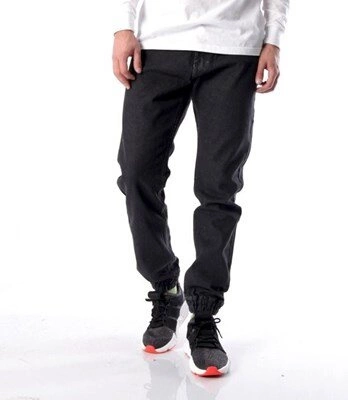 Mass-Base Jogger Jeans Spodnie Black Rinse