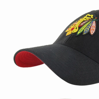 Czapka 47 Brand NHL Chicago Blackhawks Ballpark Snap '47 MVP H-BLPMS04WBP-BKA