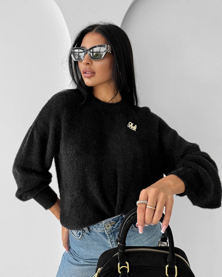 Sweter Olavoga Auramisu czarny