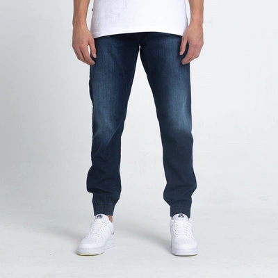 Smoke Story SKIN Jogger Slim Jeans z dziurami Dark