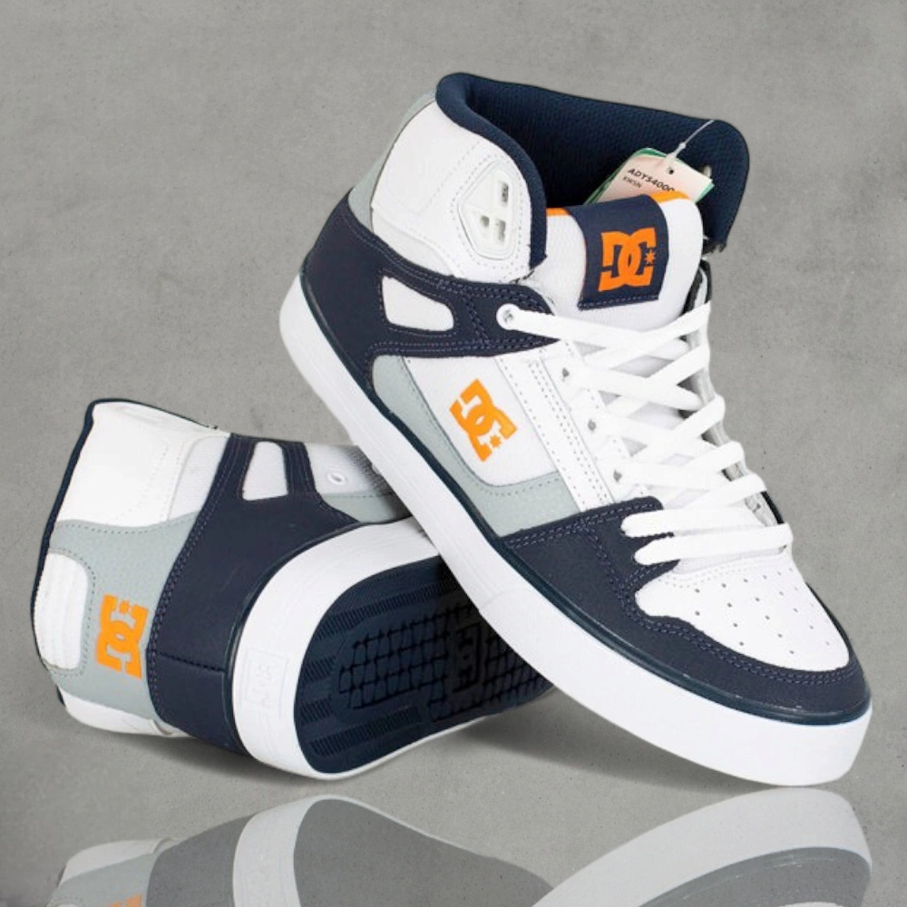 Buty DC Shoes Pure HT WC M ADYS400043 bia o niebieskie najlepsza cena Sklep Unhuman Streetwear