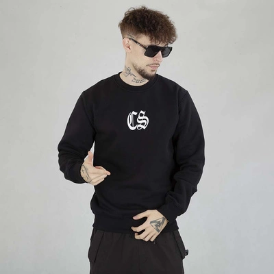 Bluza Crewneck Ciemna Strefa Gotyk czarno biała