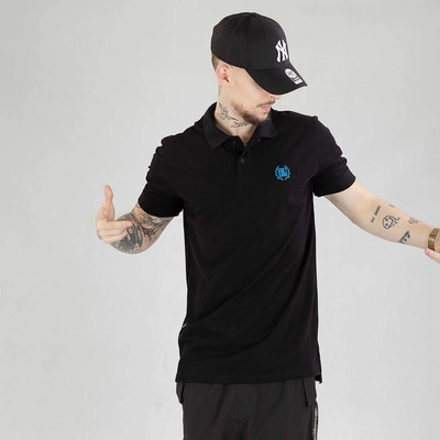 Koszulka Polo Diil Laur czarno niebieska