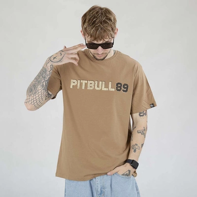 Koszulka Pit Bull Dog 89 brązowa