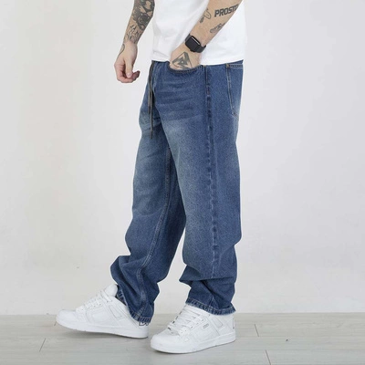 Spodnie Baggy Prosto Termac niebieskie