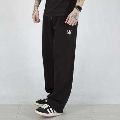 Spodnie Dresowe Jigga Wear Haft Logo Drawcord czarne