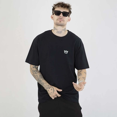 Koszulka Jigga Wear Oversize Simple Crown czarna