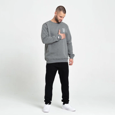 Biuro Ochrony Rapu-Classic Borcrew Outline Bluza Ciemny Szary