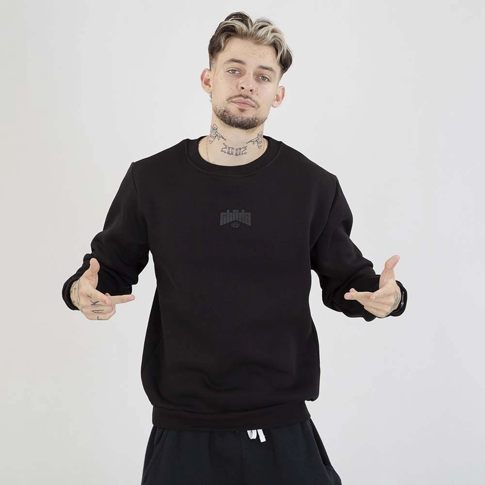 Bluza Chada Crewneck Kastet Logo czarna