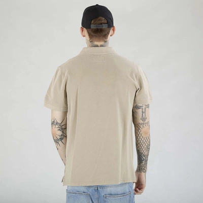 Koszulka Polo Pit Bull Pique Small Logo piaskowa