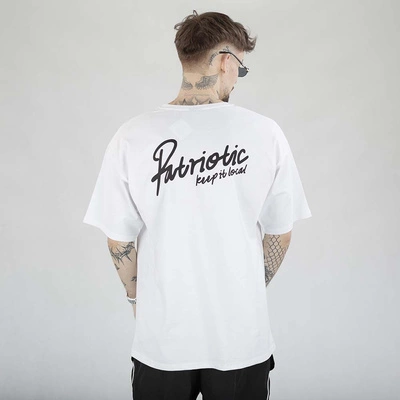 Koszulka Patriotic Baggy Keep It biała