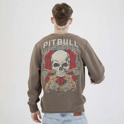 Bluza Pit Bull Crewneck Santa Muerte oliwkowa