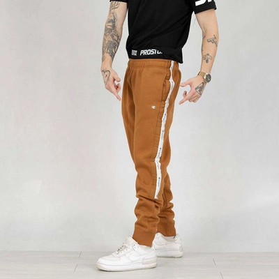 Spodnie dresowe Champion Rib Cuff 219096 brązowe