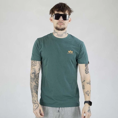 Koszulka Alpha Industries Basic Logo 258500 2Pack zielona oliwkowa