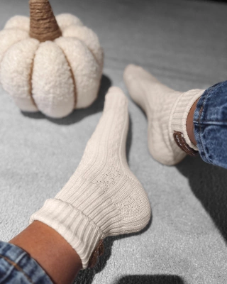 Skarpety Olavoga Ferro ecru