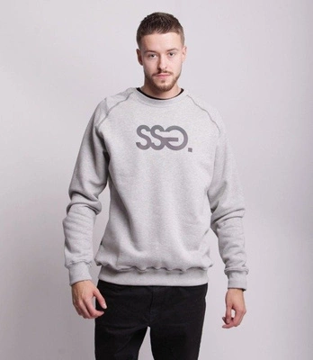 Smoke Story REGLAN PIERCE Bluza bez kaptura Jasny Szary