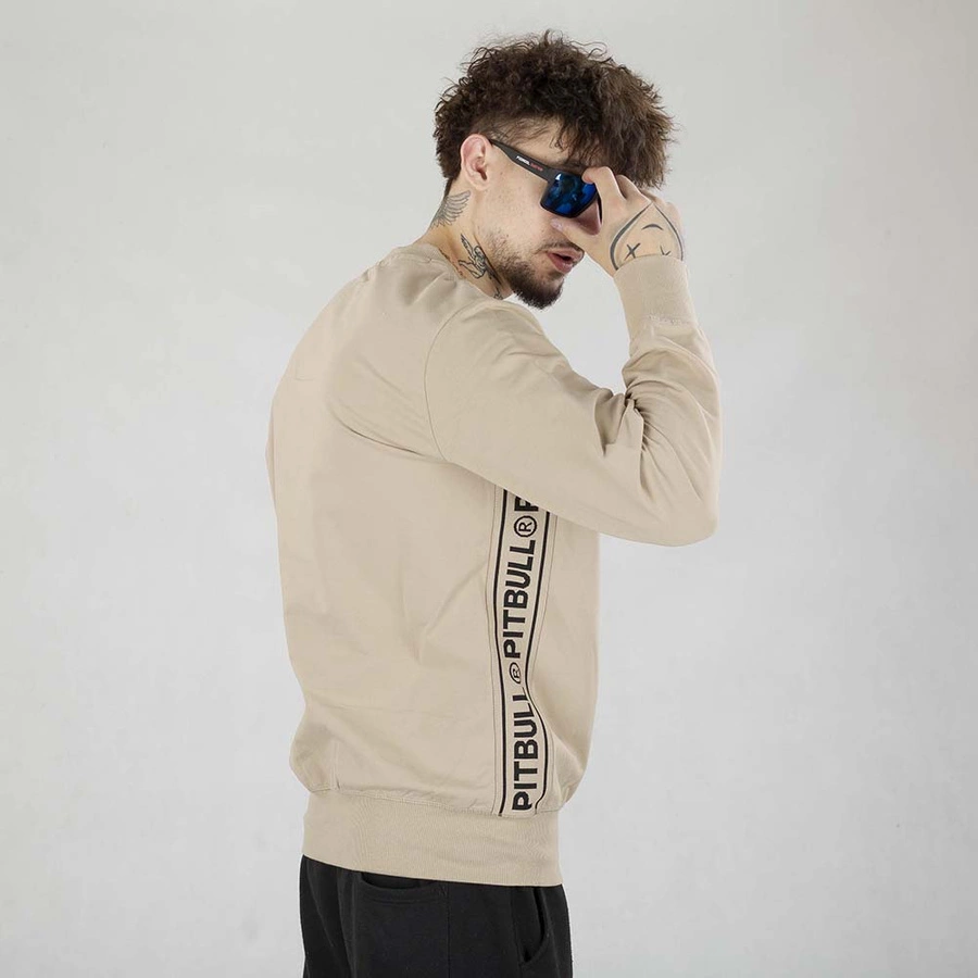 Bluza Pit Bull Crewneck French Terry Albion piaskowa