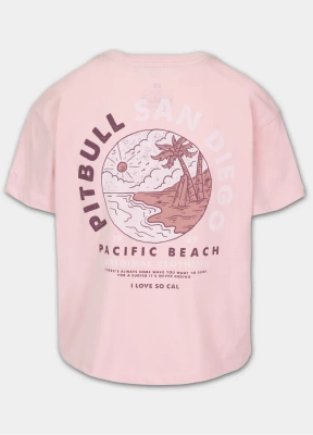 Koszulka Pit Bull Planet Surf różowa