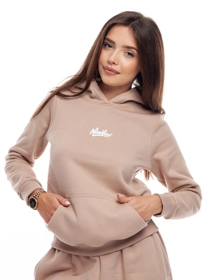 Bluza Nice View Brand Hoodie Small beżowa