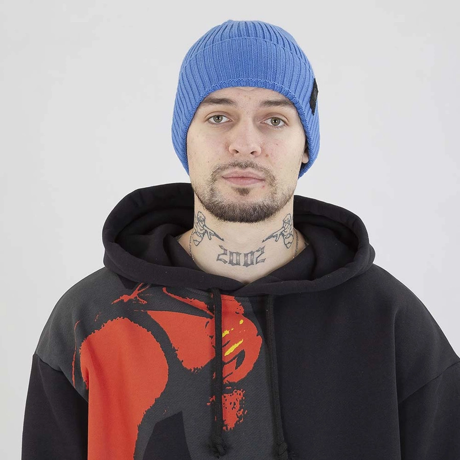 Czapka Pit Bull Velcro Logo niebieska