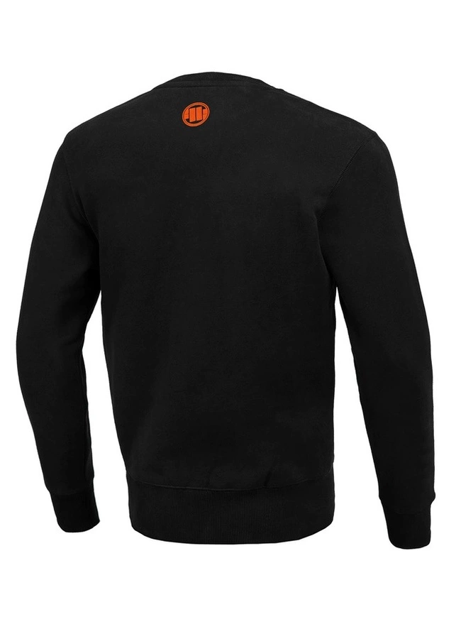 Bluza Pit Bull Crewneck Orange Logo czarna