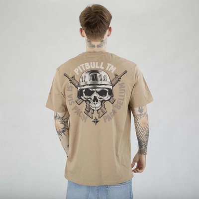 Koszulka Pit Bull Para Bellum brązowa