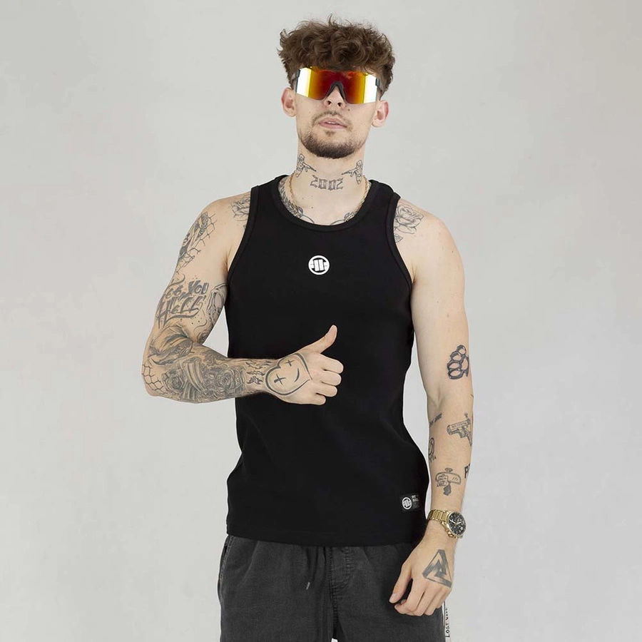 Tank Top Pit Bull Small Logo czarny