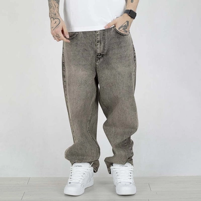 Spodnie Baggy Jigga Wear Crown jasne brązowe