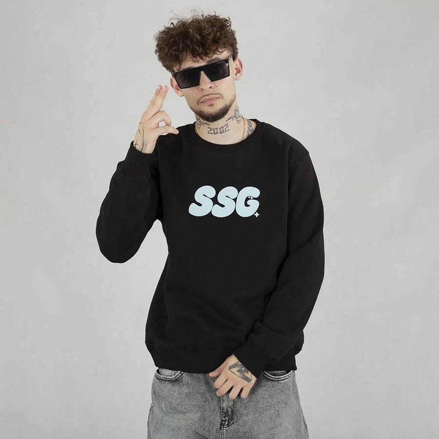 Bluza SSG Crewneck SSG Puff czarna