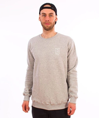 Biuro Ochrony Rapu-Classic Borcrew Outline Bluza Jasny Szary