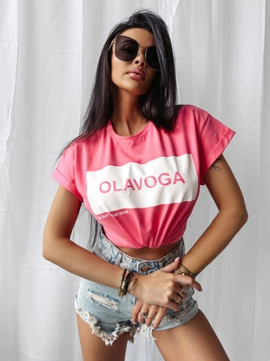 Koszulka Olavoga Snack różowa
