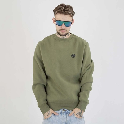 Bluza Pit Bull crewneck Small Logo oliwkowa