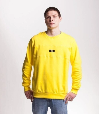 Smoke Story SMALL FOIL Bluza bez kaptura Żółty