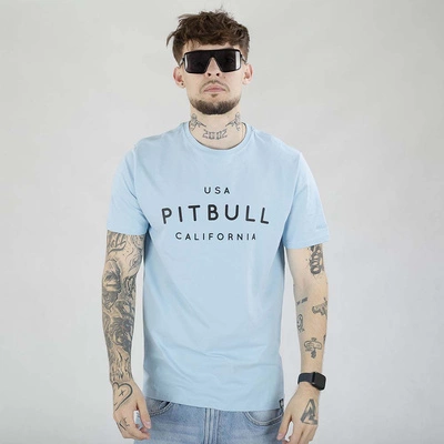 Koszulka Pit Bull Slim Fit USA Cal błękitna