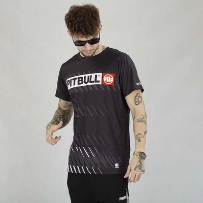 Koszulka Sportowa Pit Bull Mesh Performance Pro plus Street Dog czarny