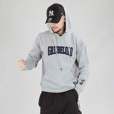 Bluza Grube Lolo hoodie Writing szara