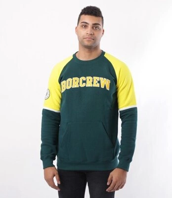 Biuro Ochrony Rapu-College Reglan Bluza Zielony