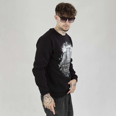 Bluza Dudek P56 Crewneck Bloki czarna