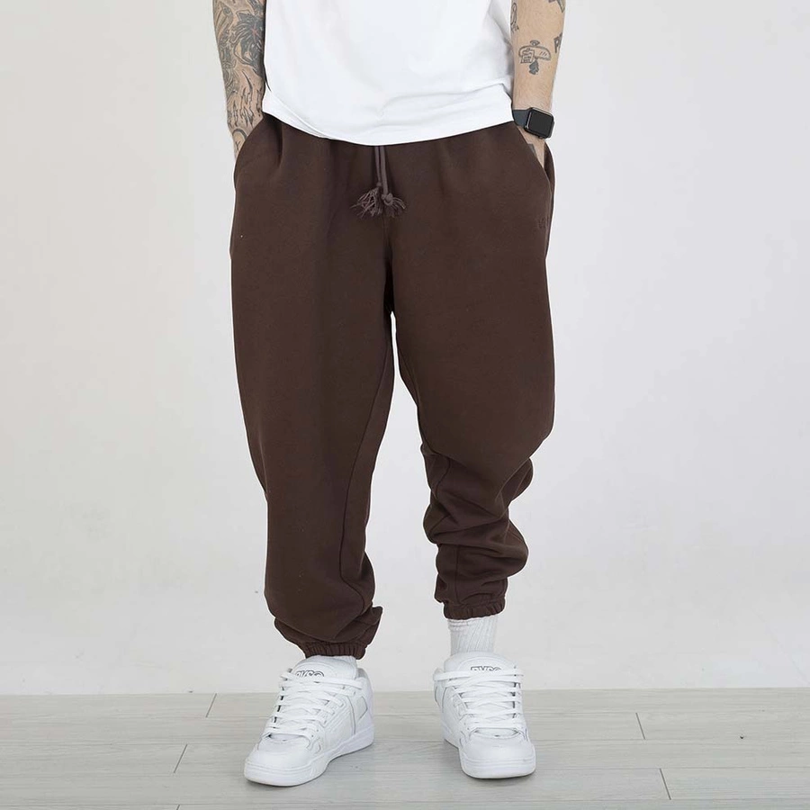 Spodnie dresowe Prosto Rony brązowe