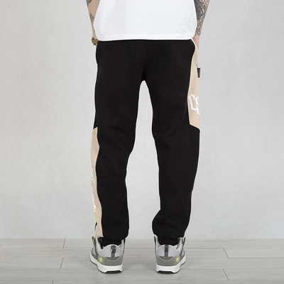 Spodnie dresowe Ciemna Strefa CS czarno beżowe