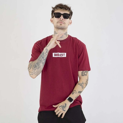 Koszulka Diil Kastet bordowa