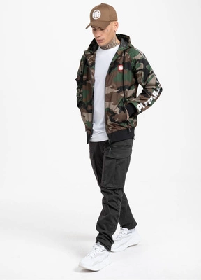 Kurtka Wiosenna Pit Bull Athletic Sleeve woodland camo