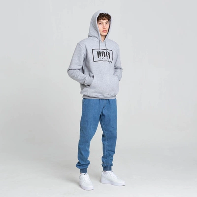 Bluza z kapturem Biuro Ochrony Rapu bor crew classic Szary