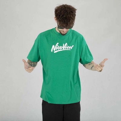 Koszulka Nice View Brand Sharp zielona