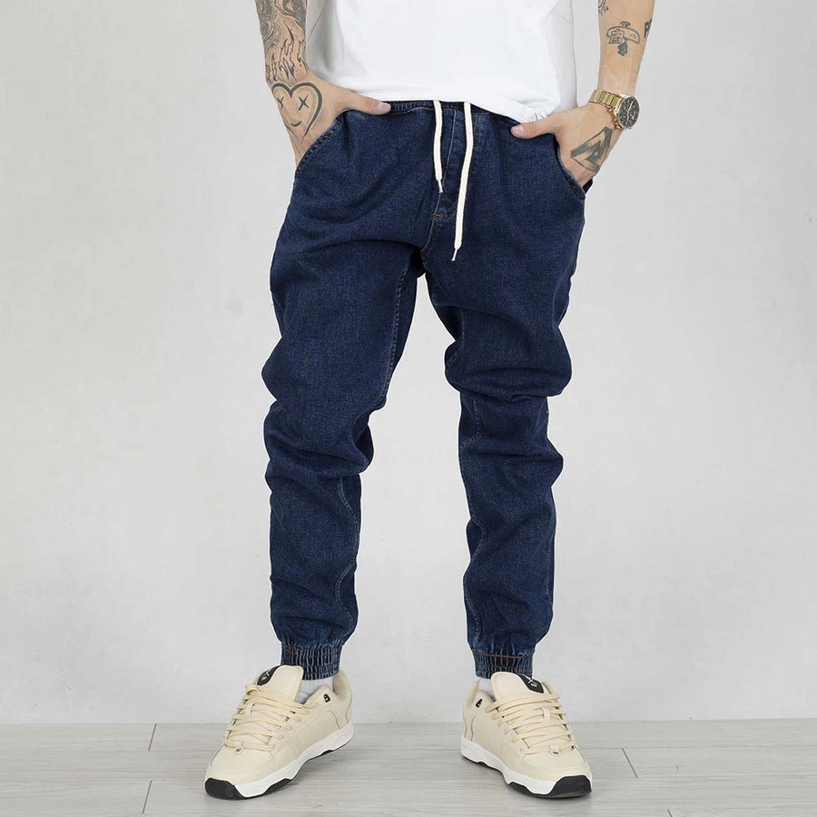 Spodnie Jogger El Polako Regular Jeans Ep Mini ciemne niebieskie