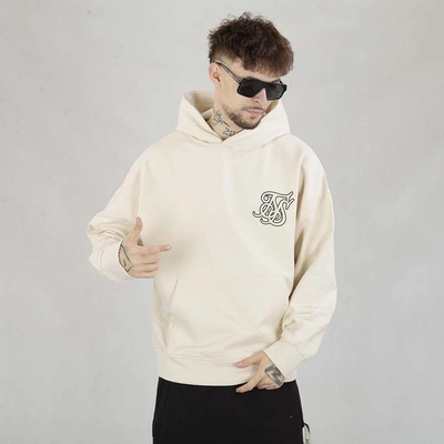 Bluza Hoodie SikSilk Graphic SS-26802 beżowa