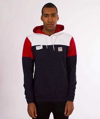 Iriedaily-Blow Up Hoody Bluza Kaptur Navy Red