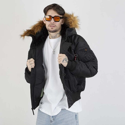 Kurtka Zimowa Alpha Industries N-2B Heritage czarna